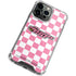 Cartoon Network Powerpuff Girls Checkered iPhone 14 Pro Clear Case