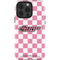 Cartoon Network Powerpuff Girls Checkered iPhone 14 Pro Impact Case