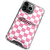 Cartoon Network Powerpuff Girls Checkered iPhone 14 Pro Max Clear Case