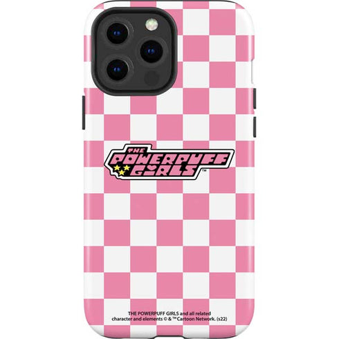 Cartoon Network Powerpuff Girls Checkered iPhone 15 Pro Max Impact Case