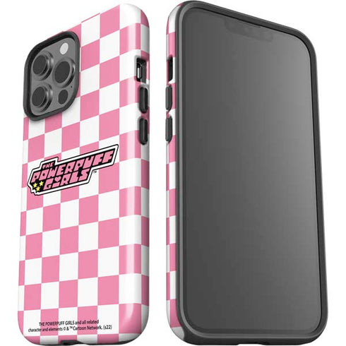 Cartoon Network Powerpuff Girls Checkered iPhone 15 Pro Max Impact Case