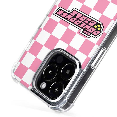 Cartoon Network Powerpuff Girls Checkered iPhone 15 Pro Max MagSafe Case