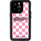 Cartoon Network Powerpuff Girls Checkered iPhone 14 Pro Waterproof Case