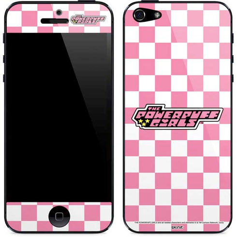 Cartoon Network Powerpuff Girls Checkered iPhone 5/5s/5SE Skin