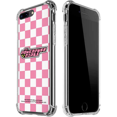 Cartoon Network Powerpuff Girls Checkered iPhone 7/8 Plus Clear Case