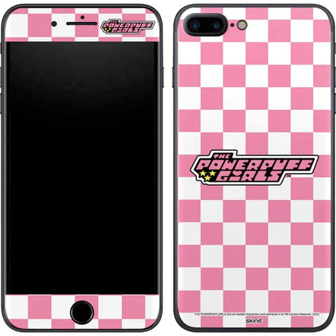 Cartoon Network Powerpuff Girls Checkered iPhone 7 Plus Skin