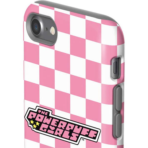 Cartoon Network Powerpuff Girls Checkered iPhone SE (2nd & 3rd Gen) Pro Case