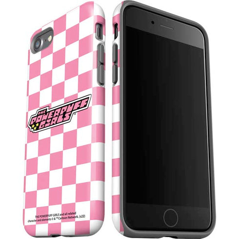 Cartoon Network Powerpuff Girls Checkered iPhone SE (2nd & 3rd Gen) Pro Case