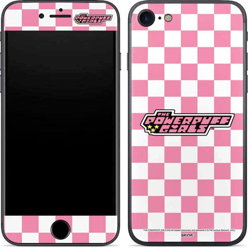 Cartoon Network Powerpuff Girls Checkered iPhone SE (2nd & 3rd Gen) Skin