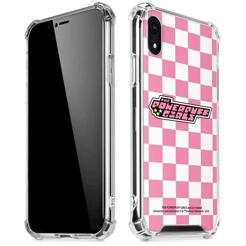 Cartoon Network Powerpuff Girls Checkered iPhone XR Clear Case