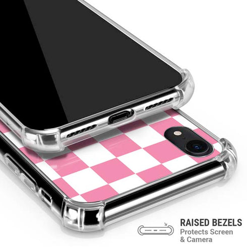 Cartoon Network Powerpuff Girls Checkered iPhone XR Clear Case