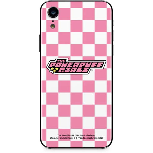 Cartoon Network Powerpuff Girls Checkered iPhone XR Skin