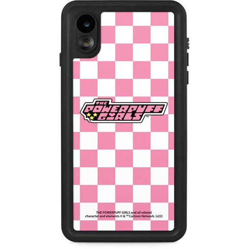 Cartoon Network Powerpuff Girls Checkered iPhone XR Waterproof Case