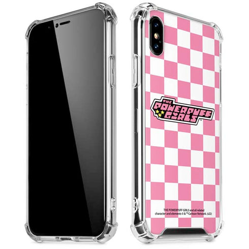 Cartoon Network Powerpuff Girls Checkered iPhone XS Max Clear Case
