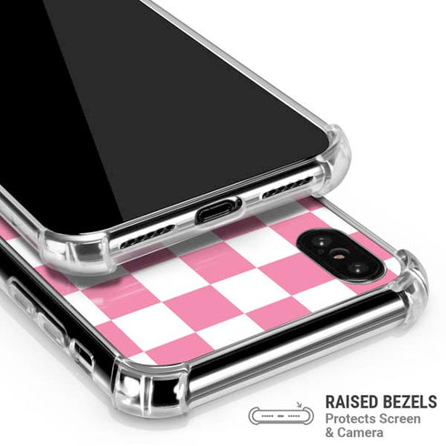 Cartoon Network Powerpuff Girls Checkered iPhone XS Max Clear Case