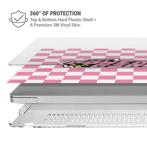 Cartoon Network Powerpuff Girls Checkered MacBook Air 13in M1 (2021) Case plus Skin