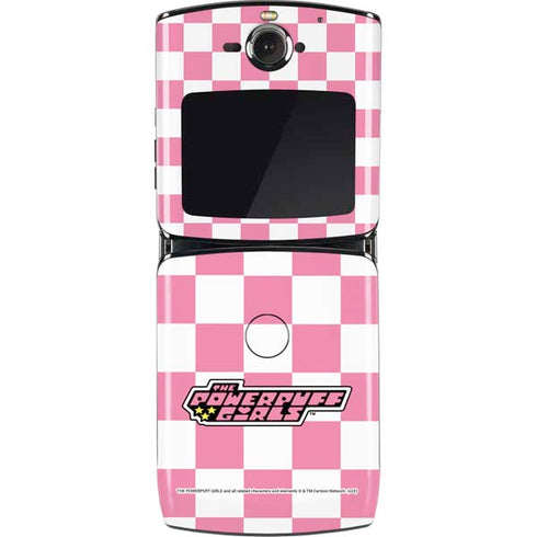 Cartoon Network Powerpuff Girls Checkered Motorola RAZR Skin