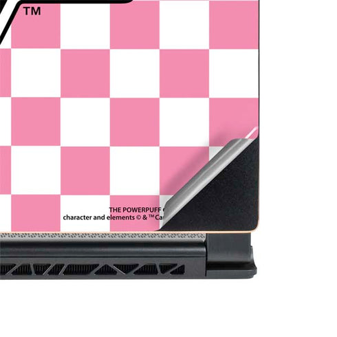 Cartoon Network Powerpuff Girls Checkered MSI GS65 Stealth Laptop Skin