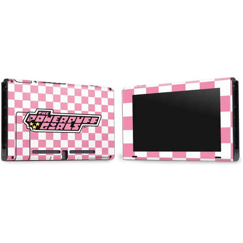 Cartoon Network Powerpuff Girls Checkered Nintendo Switch Bundle Skin
