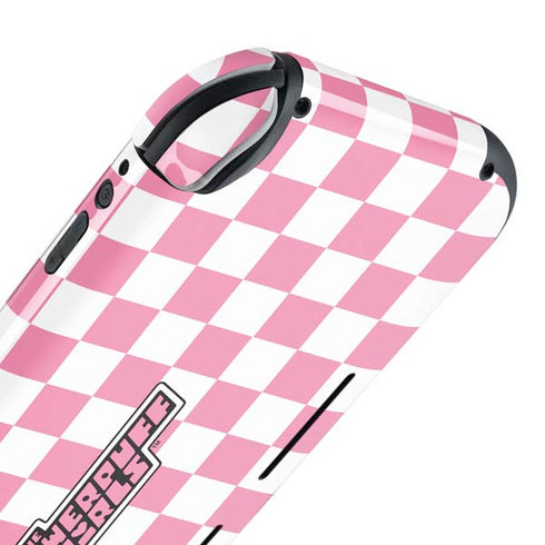 Cartoon Network Powerpuff Girls Checkered Nintendo Switch Lite Skin