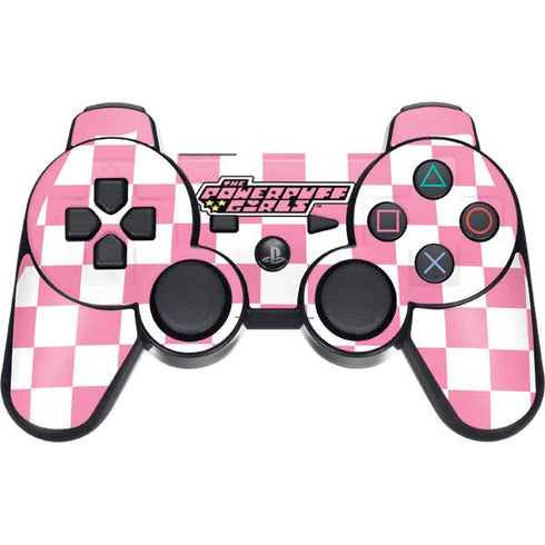 Cartoon Network Powerpuff Girls Checkered PS3 Dual Shock wireless controller Skin