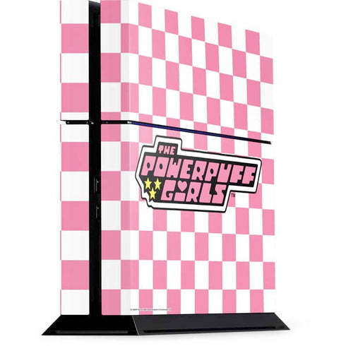 Cartoon Network Powerpuff Girls Checkered PS4 Console Skin