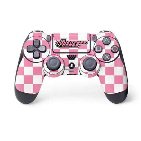 Cartoon Network Powerpuff Girls Checkered PS4 Controller Skin