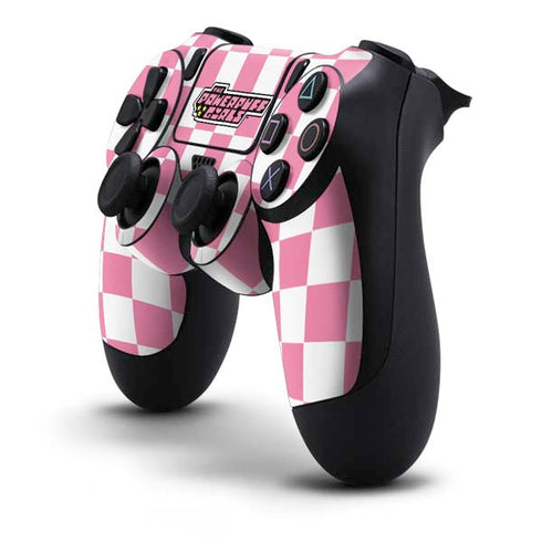Cartoon Network Powerpuff Girls Checkered PS4 Controller Skin