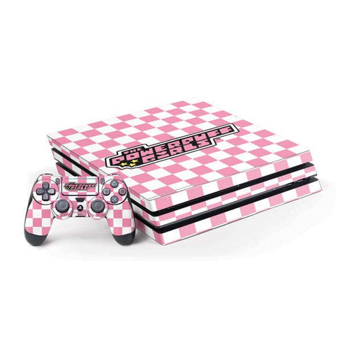 Cartoon Network Powerpuff Girls Checkered PS4 Pro Bundle Skin