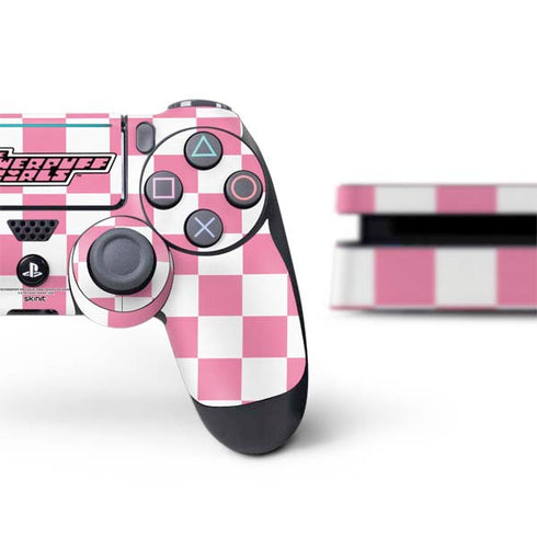 Cartoon Network Powerpuff Girls Checkered PS4 Slim Bundle Skin
