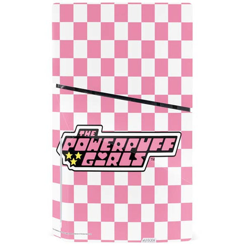 Cartoon Network Powerpuff Girls Checkered PS5 Slim Disk Bundle Skin