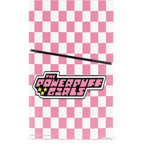 Cartoon Network Powerpuff Girls Checkered PS5 Slim Digital Edition Console Skin