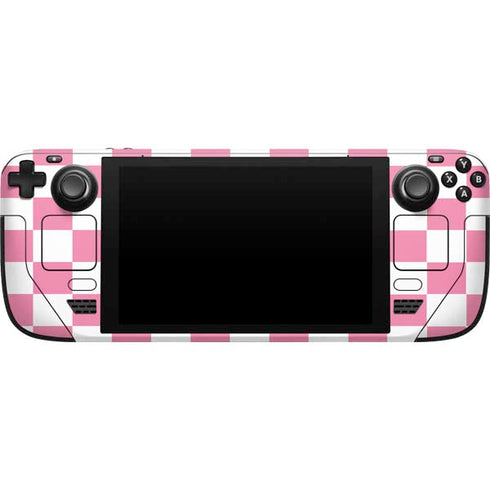Cartoon Network Powerpuff Girls Checkered Steam Deck Handheld Gaming Computer Skin