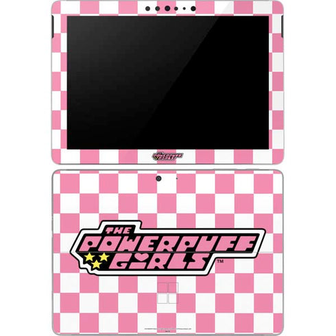 Cartoon Network Powerpuff Girls Checkered Surface Go Skin