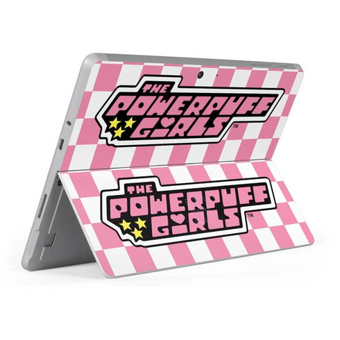 Cartoon Network Powerpuff Girls Checkered Surface Go Skin