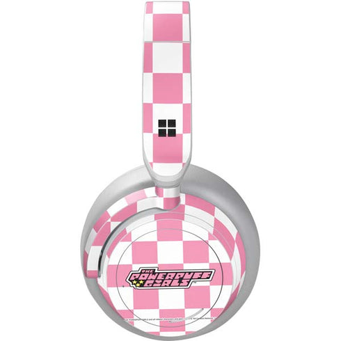 Cartoon Network Powerpuff Girls Checkered Surface Headphones Skin