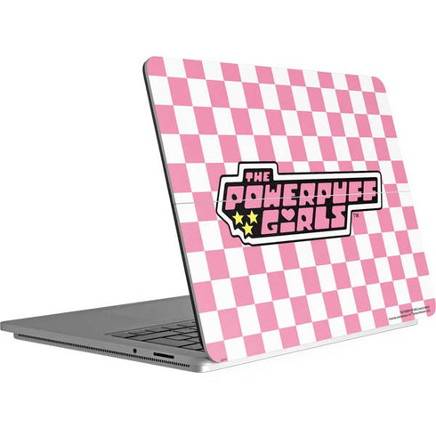 Cartoon Network Powerpuff Girls Checkered Surface Laptop Studio Skin