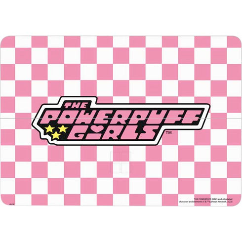 Cartoon Network Powerpuff Girls Checkered Surface Laptop Studio Skin