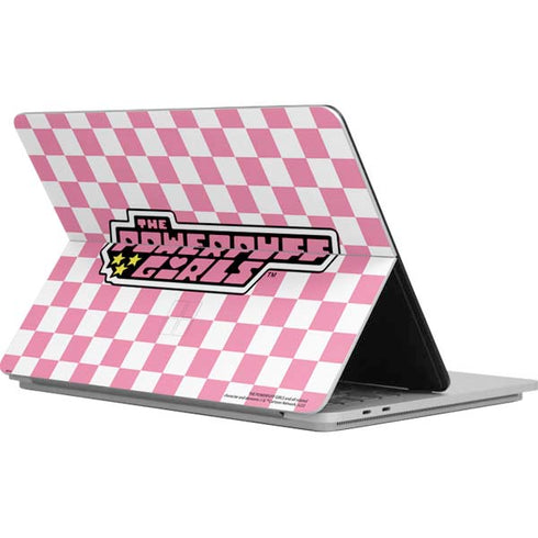 Cartoon Network Powerpuff Girls Checkered Surface Laptop Studio Skin