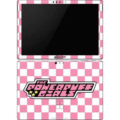Cartoon Network Powerpuff Girls Checkered Surface Pro 6 Skin