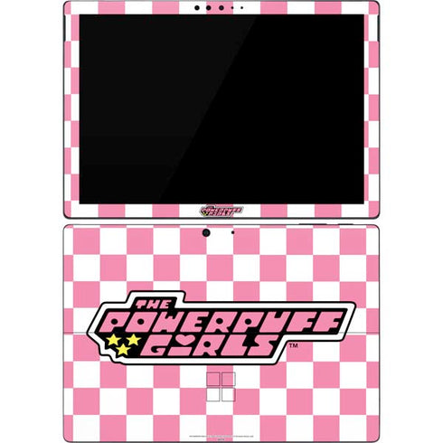 Cartoon Network Powerpuff Girls Checkered Surface Pro 7 Skin