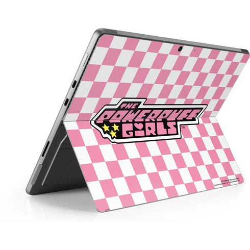 Cartoon Network Powerpuff Girls Checkered Surface Pro 8 Skin
