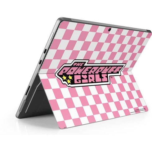 Cartoon Network Powerpuff Girls Checkered Surface Pro 9 Skin