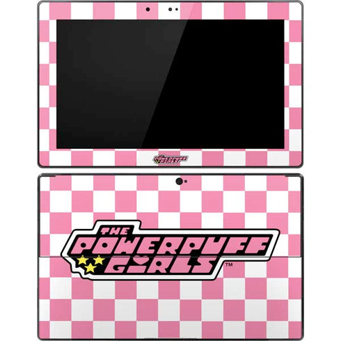 Cartoon Network Powerpuff Girls Checkered Surface Pro Tablet Skin