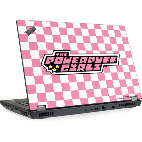 Cartoon Network Powerpuff Girls Checkered Lenovo ThinkPad Skin
