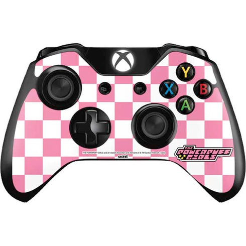 Cartoon Network Powerpuff Girls Checkered Xbox One Controller Skin