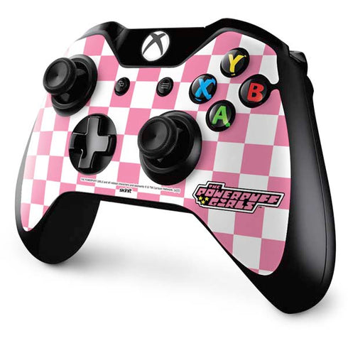 Cartoon Network Powerpuff Girls Checkered Xbox One Controller Skin
