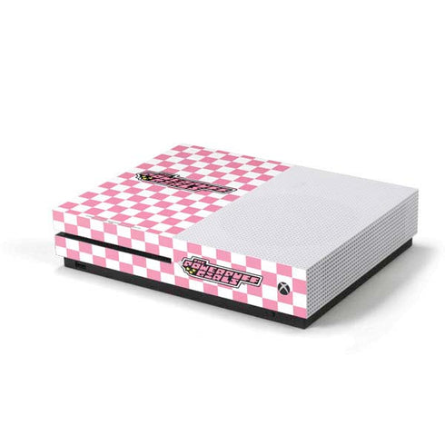 Cartoon Network Powerpuff Girls Checkered Xbox One S Console Skin