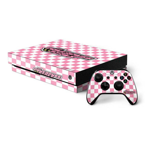 Cartoon Network Powerpuff Girls Checkered Xbox One X Bundle Skin