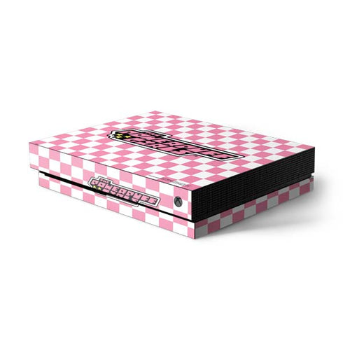 Cartoon Network Powerpuff Girls Checkered Xbox One X Console Skin
